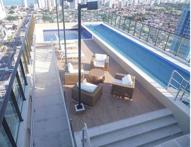 Flat Beach Class Excelsior - Em Frente Ao Shopping Riomar Recife Exterior foto